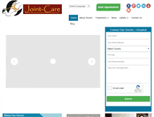 Tablet Screenshot of jointsreplacementindia.com